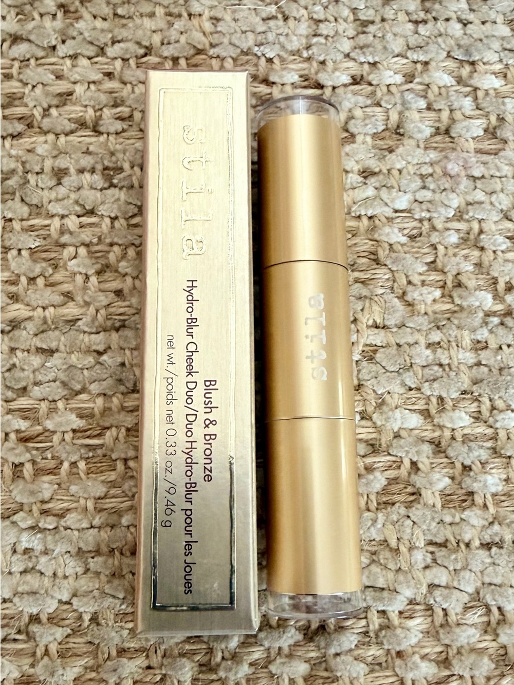 Stila Blush & Bronze Hydro-Blur Cheek Duo - papaya & tan.
